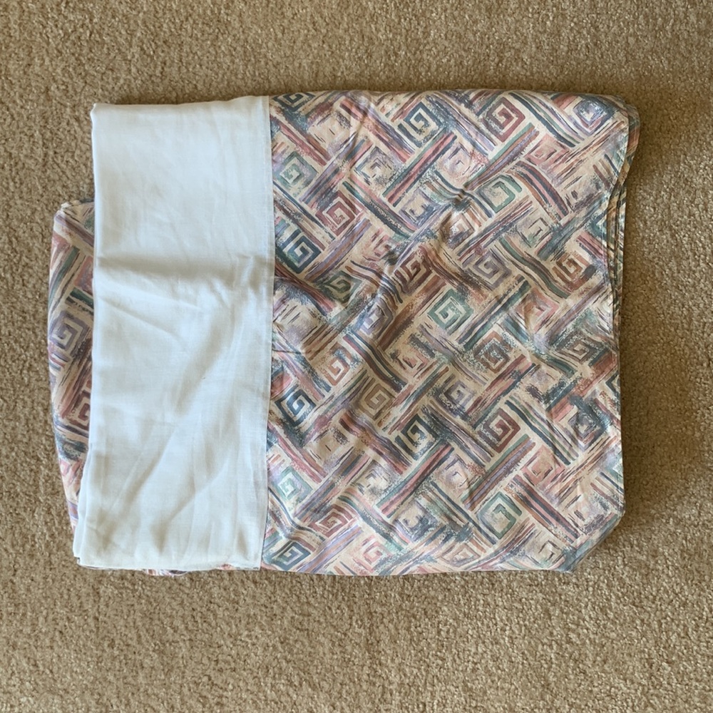 Pillow shams, bed skirt and window valance - 80’s vintage - Picture 2 of 8